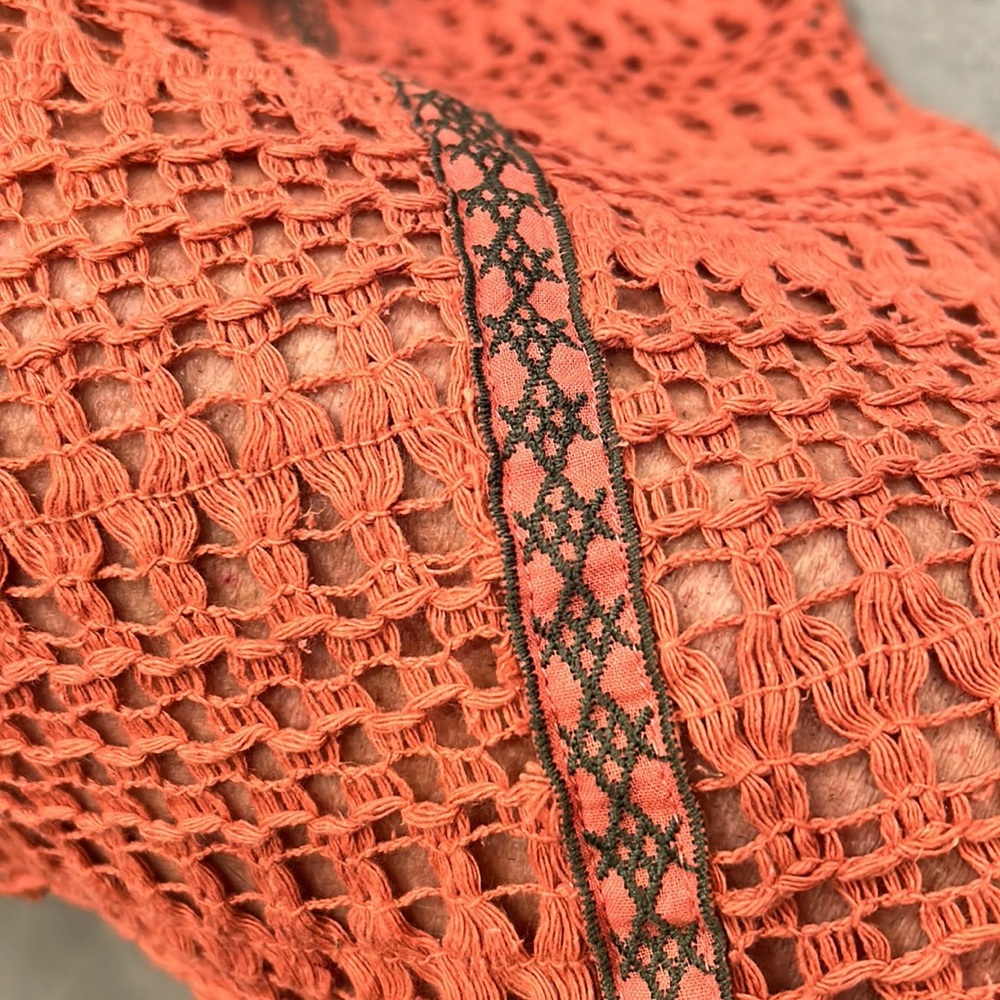 Free People Crocheted Loose Fitting Top - Picture 10 of 11
